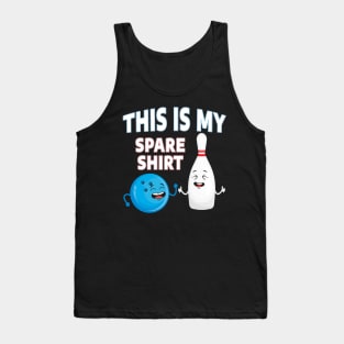 This Is My Spare Bowling Tank Top